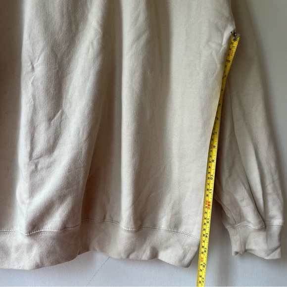 Canada Flag Beige Crewneck Sweatshirt Gildan Softstyle Unisex Large Cotton Blend - Picture 7 of 9